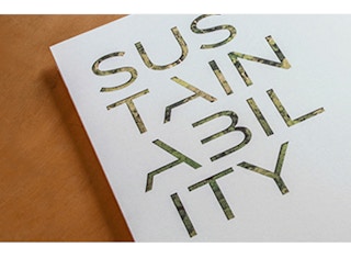 A sustainability report