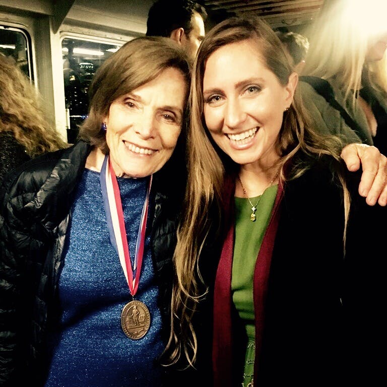 Alex Rose and Sylvia Earle