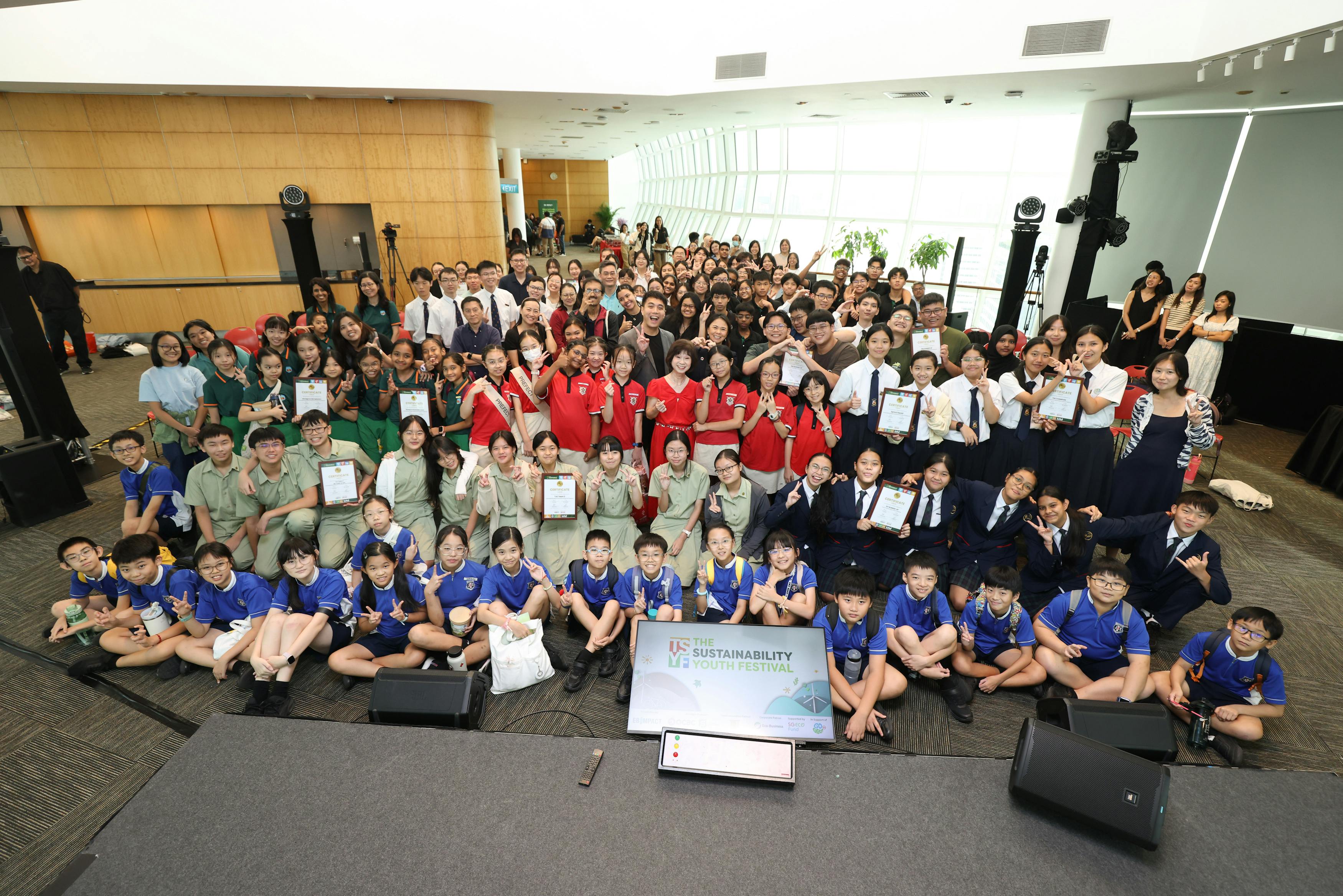 Attendees to the Sustainability Youth Festival 2026. The demand for green jobs in Singapore is high, although the pipeline for available positions is constricting. Image: EB Impact