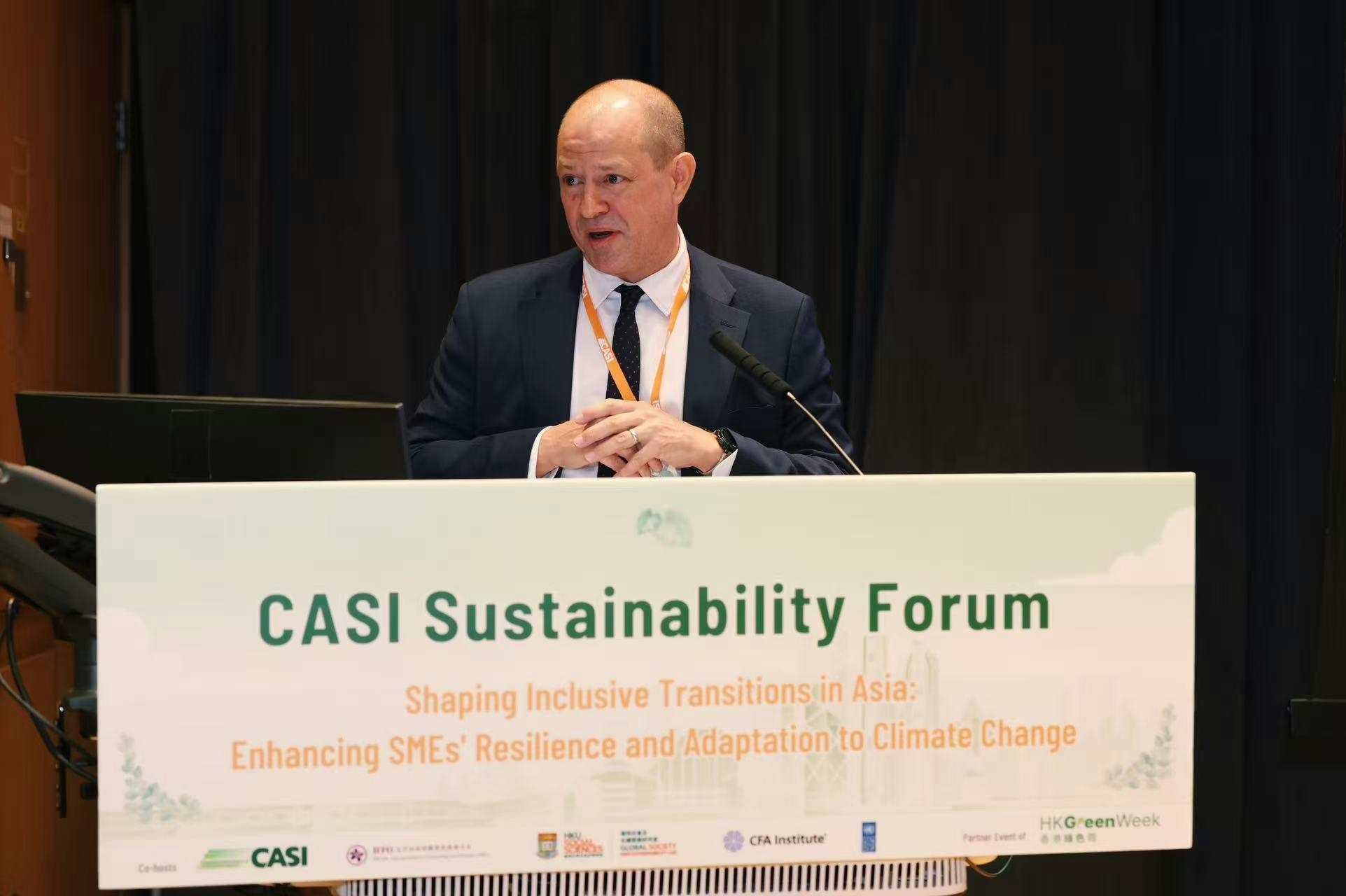 Tom Beloe, UNDP's Sustainable Finance Hub Director keynote at CASI