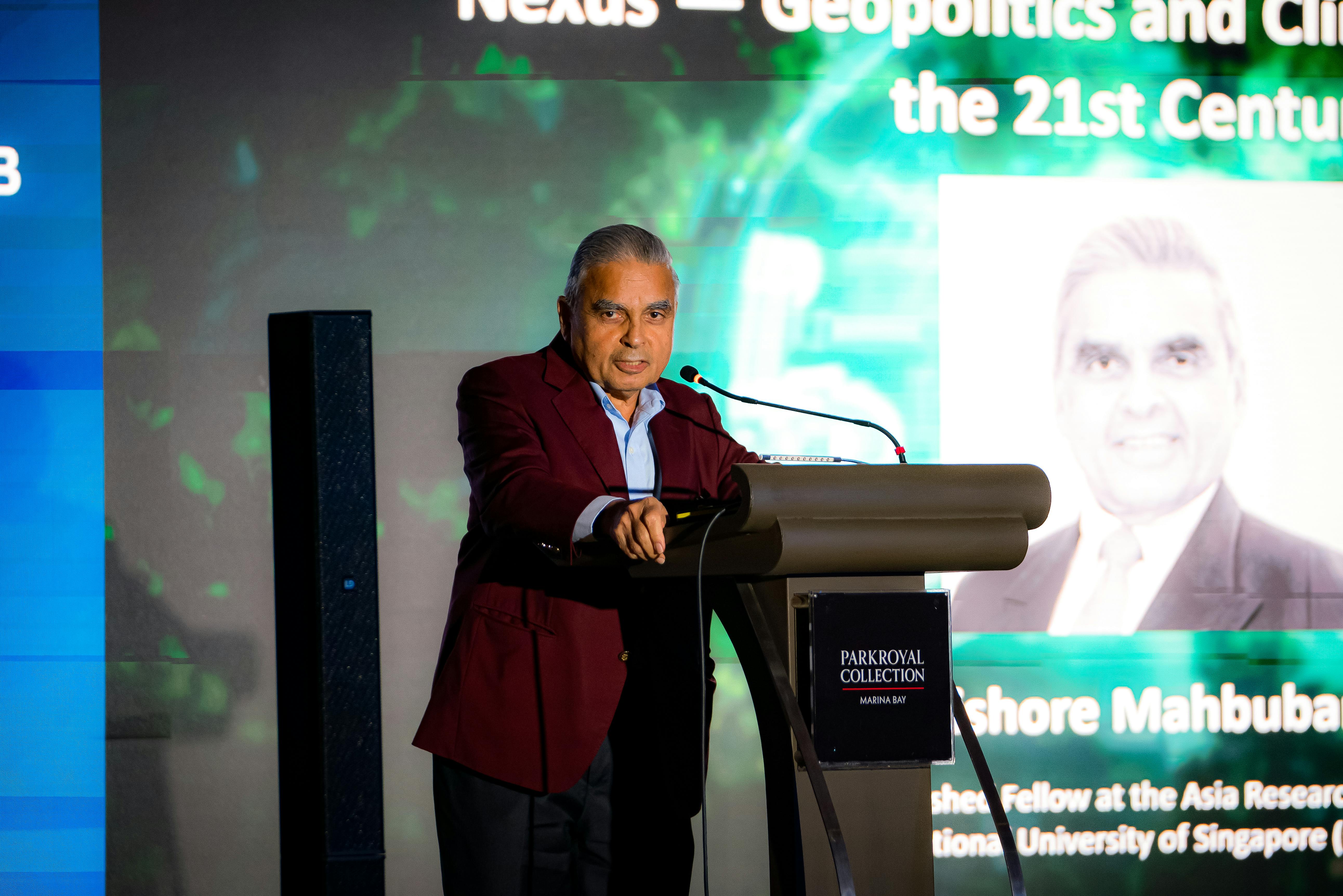 Kishore Mahbubani at Unlocking capital for sustainability 2024