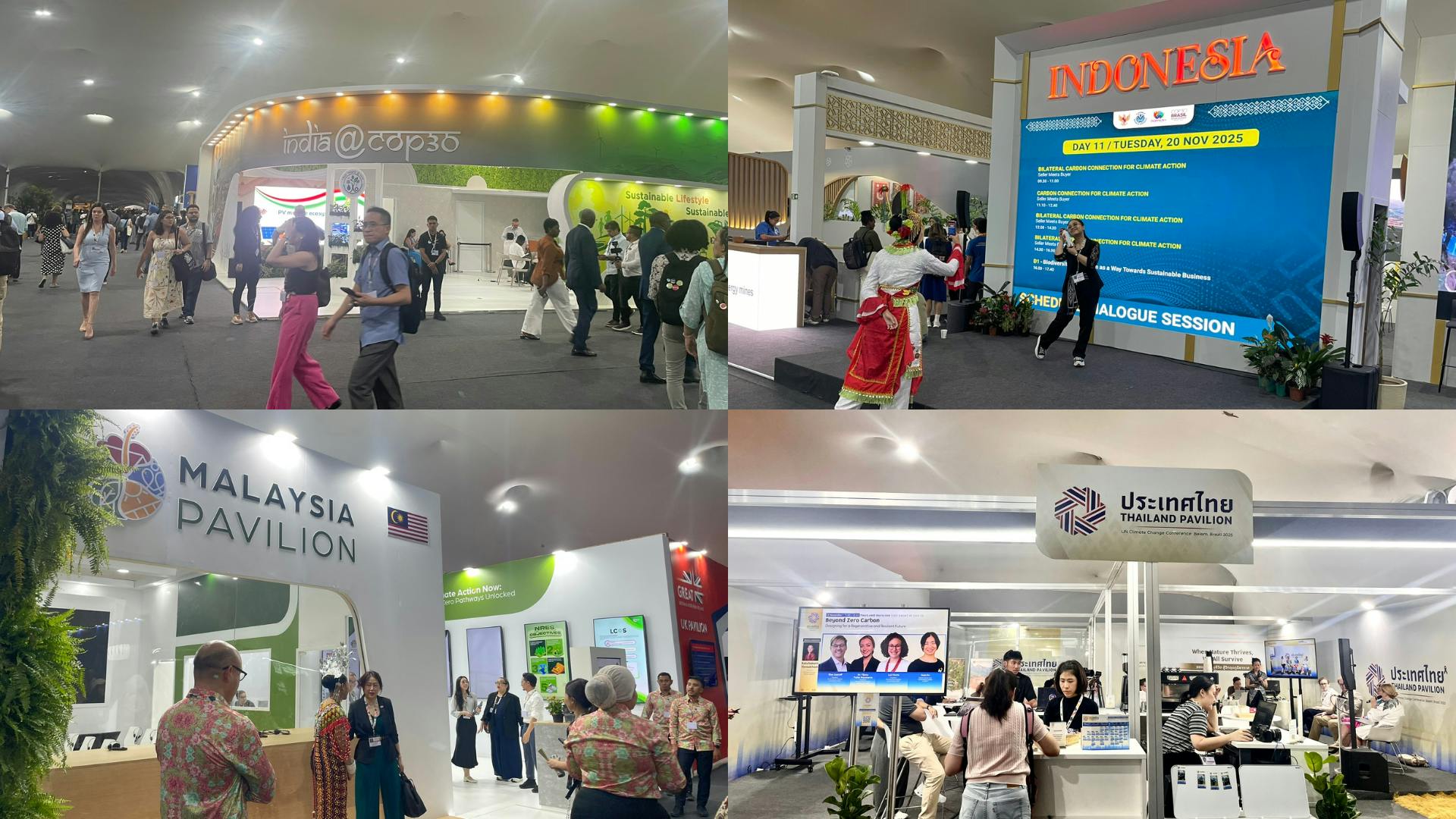 COP30 pavilions collage
