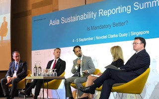 Panelists at the 2019 Asian Sustainability Reporting Summit