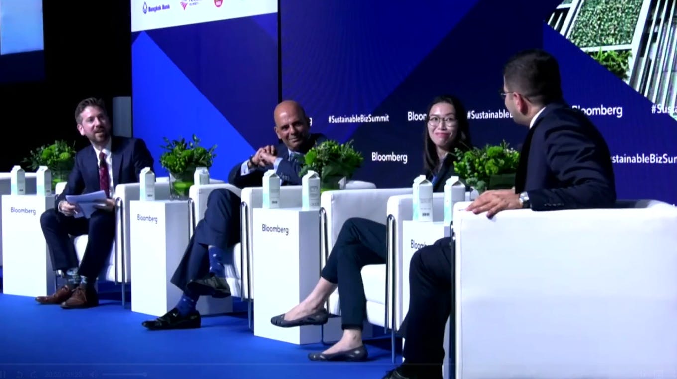Bloomberg Sustainable Business Summit 2023 financing energy transition panel
