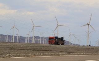 The Dabancheng Wind Farm in China