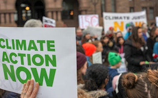 climate action now sign