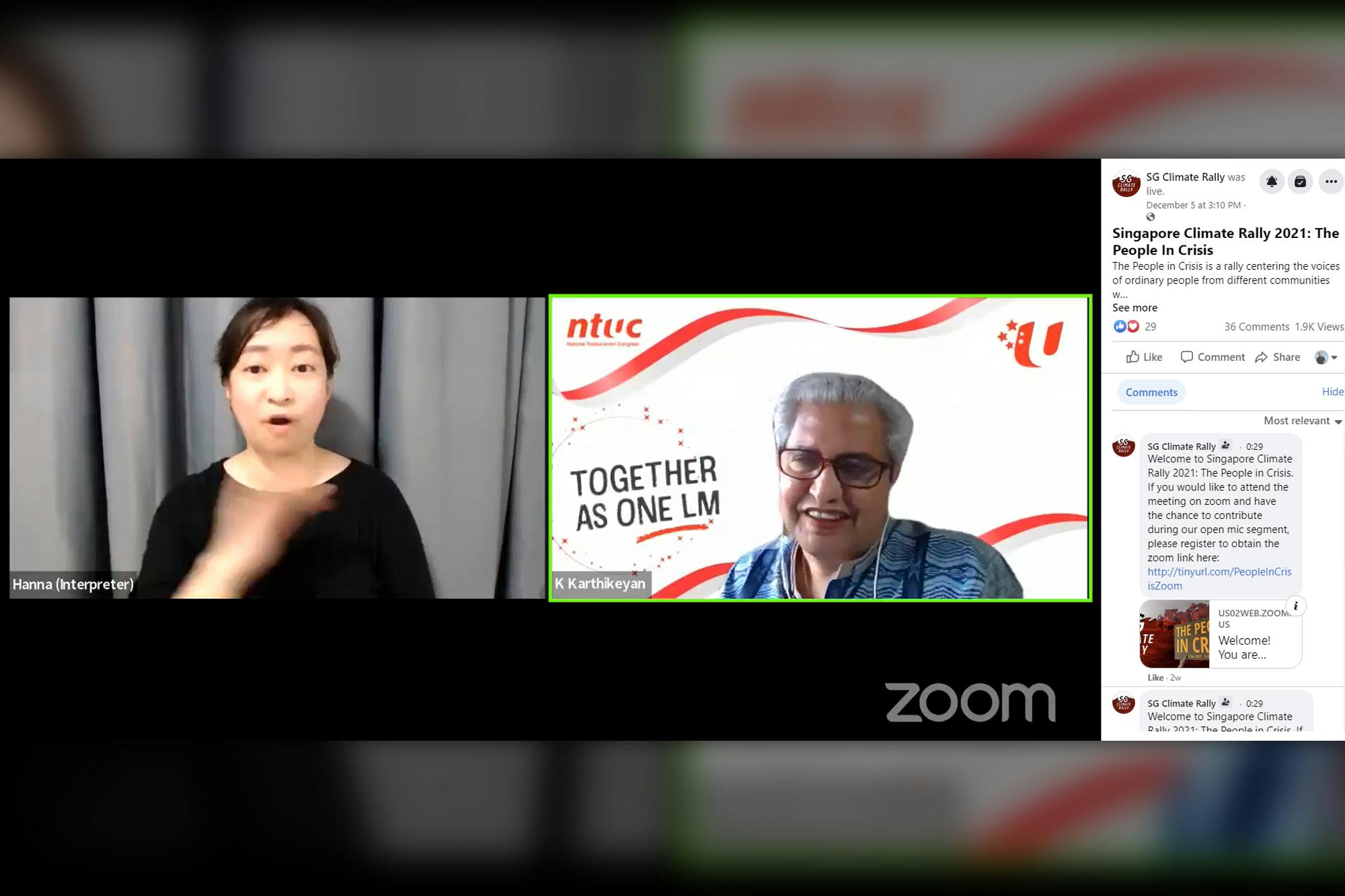 uwpi singapore climate rally