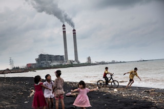 Coal power plant in Jepara, central Java, Indonesia