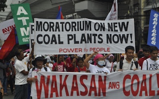 'Moratorium on new coal plants now!' NGOs protest against coal in the Philippines