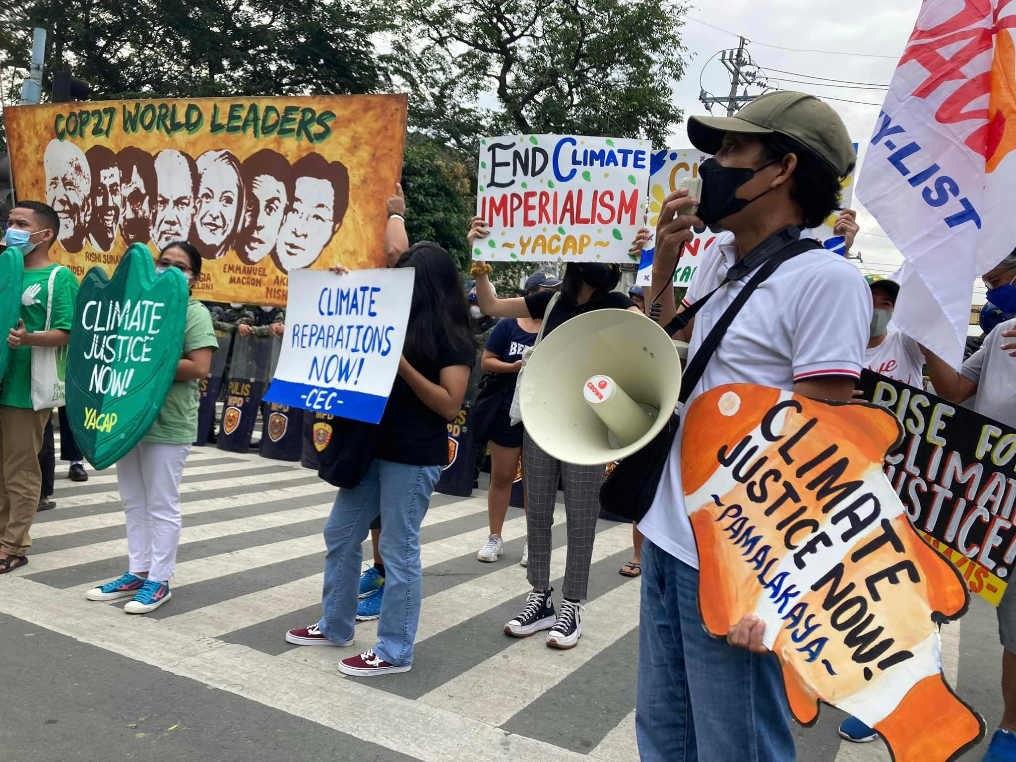 Filipino fishers and farmers COP27