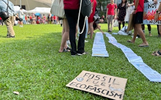 Fossil fuels equals eco-fascism - SG Climate Rally 2023