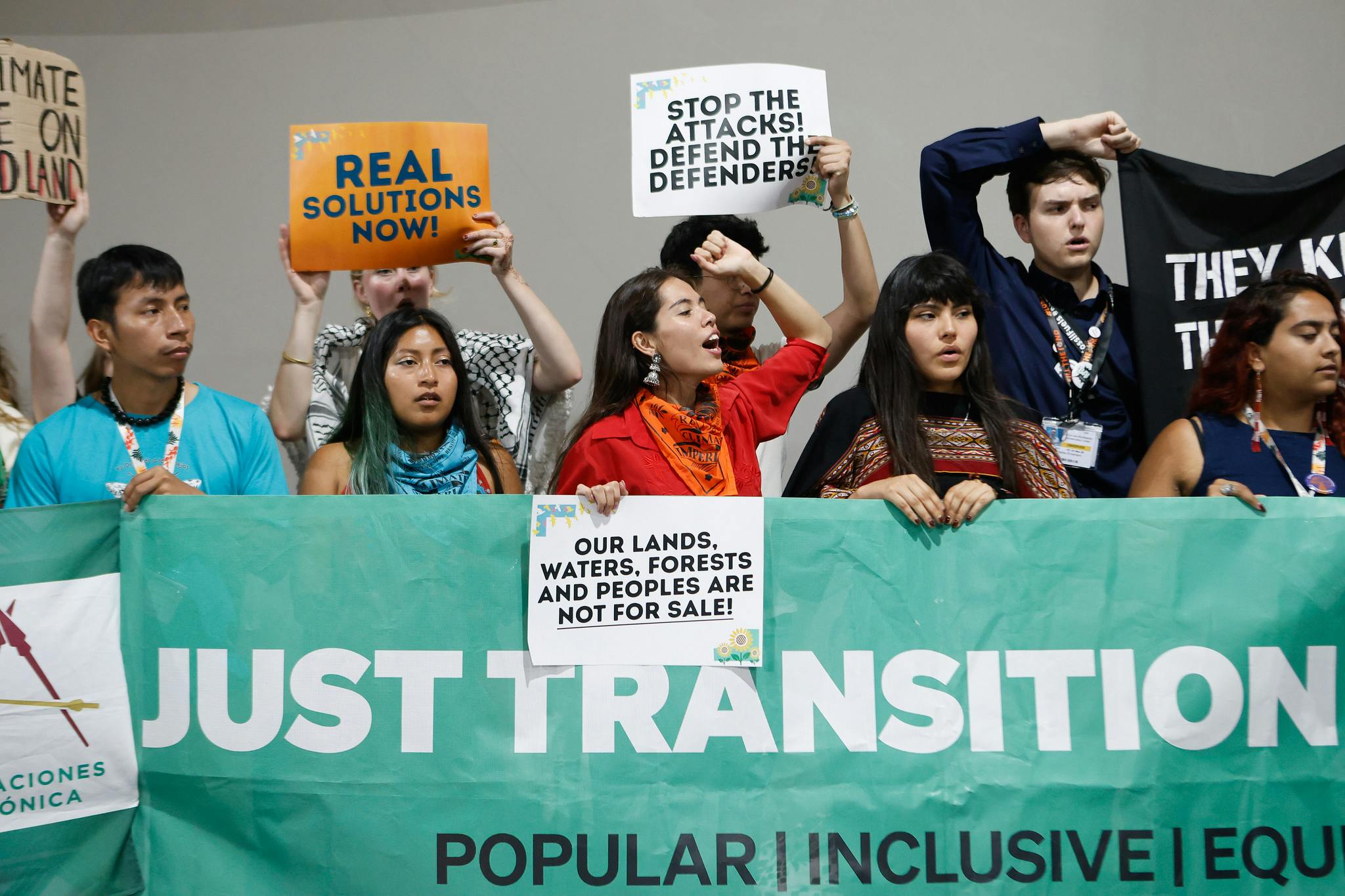 Youth protesters COP30