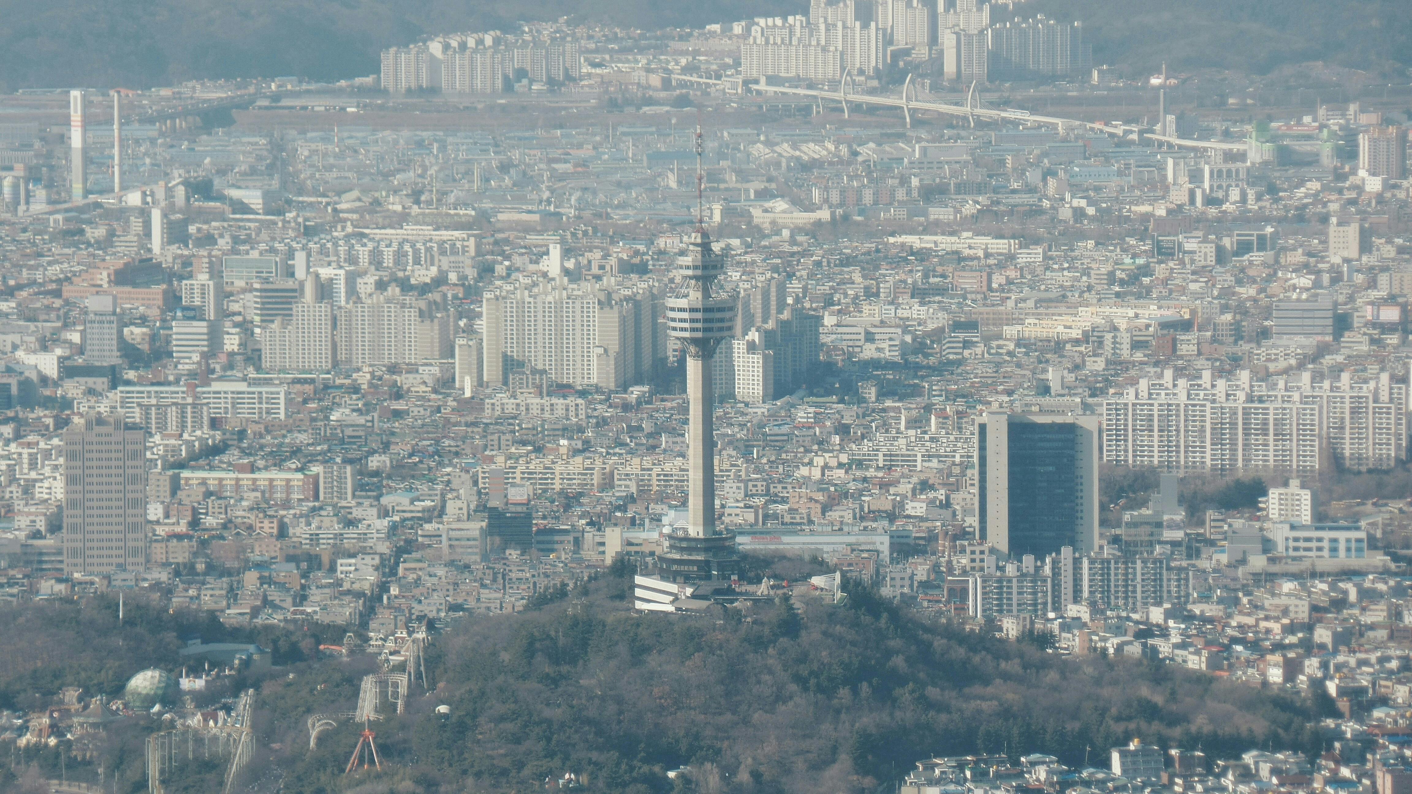 The city of Daegu, South Korea