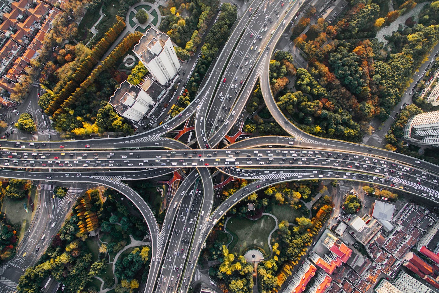 traffic overhead view Denys