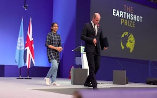 Prince WIlliams at The Earthshot Prize 2021