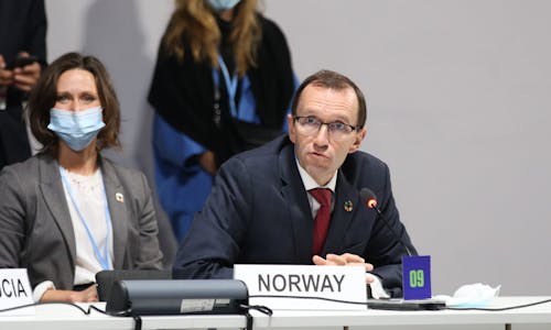 COP26 carbon-market talks 'difficult'—but hopes for breakthrough, says Norway minister