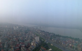 October 2019. Eco-Business writer Sarah Lin, who was in Hanoi when AirVisual app reported 'hazarous' air quality, suffered a bleeding nose as a result of the haze. Image: Sarah Lin, Eco-Business