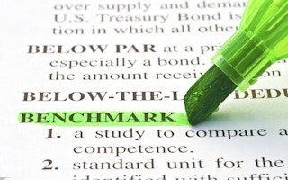 Benchmark in Dictionary Highlighted in Green