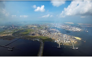 Jurong Island aerial view