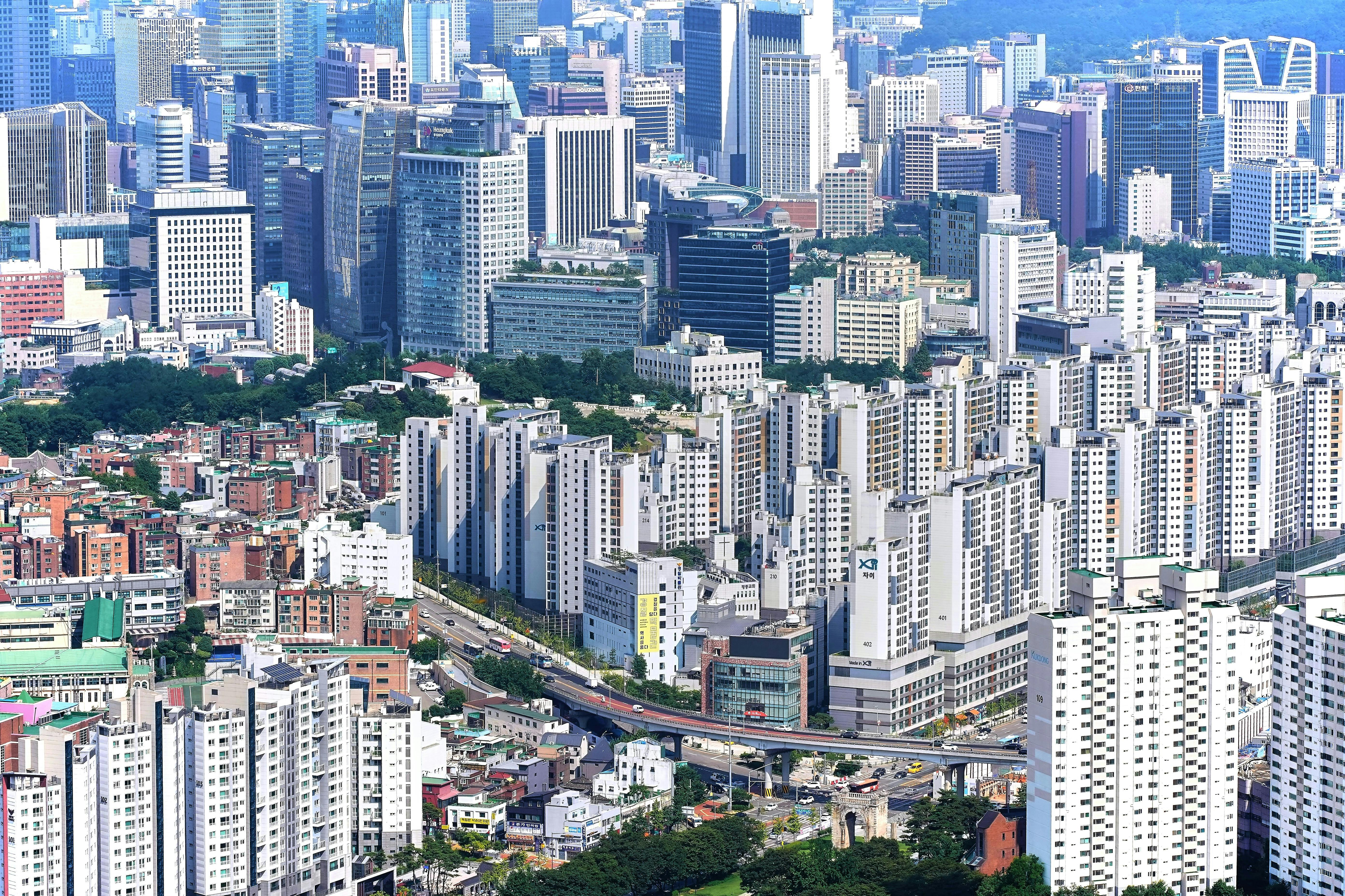 The city of Seoul, South Korea