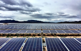 large scale solar farm