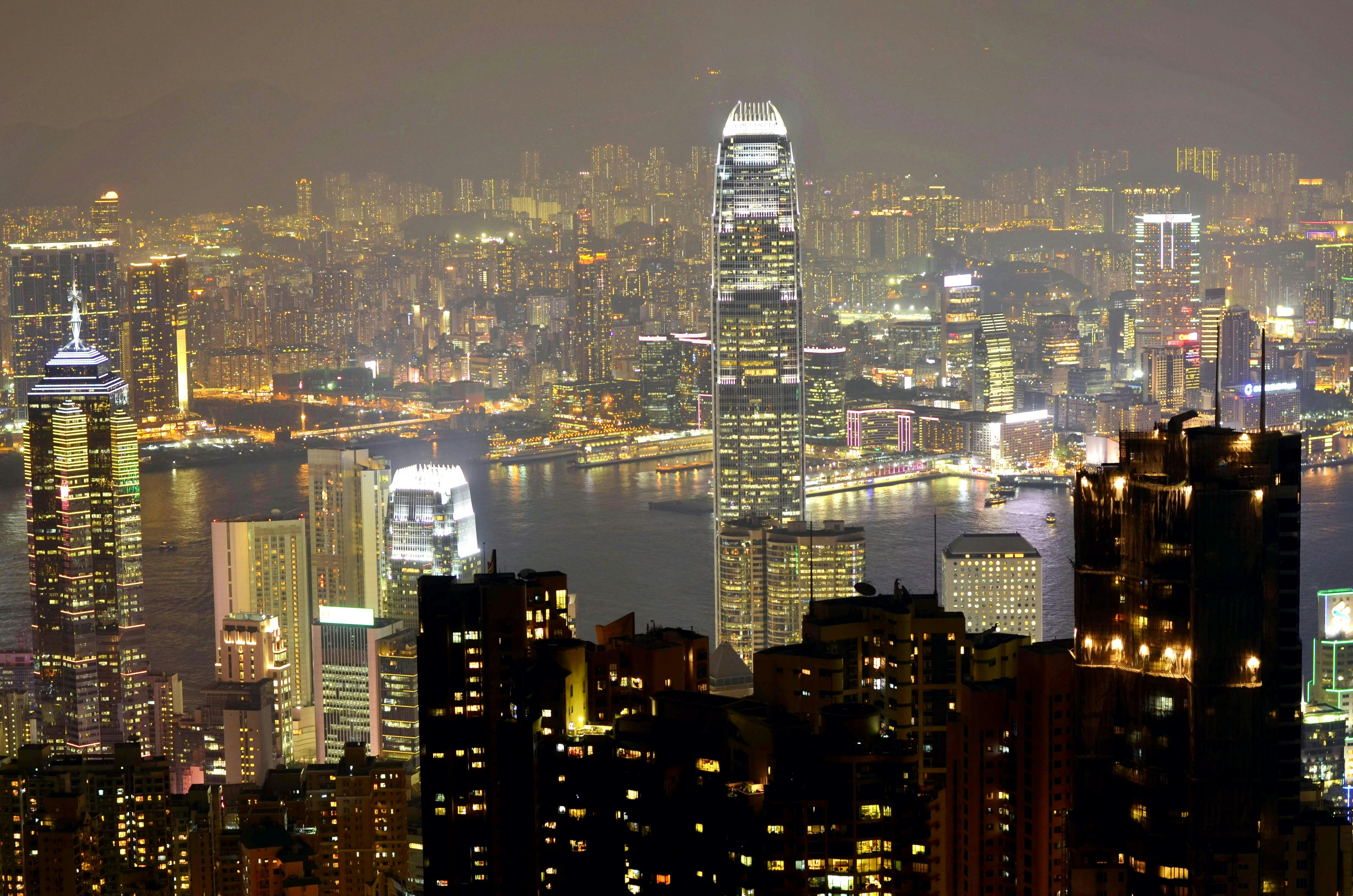 Hong Kong Skyline at night