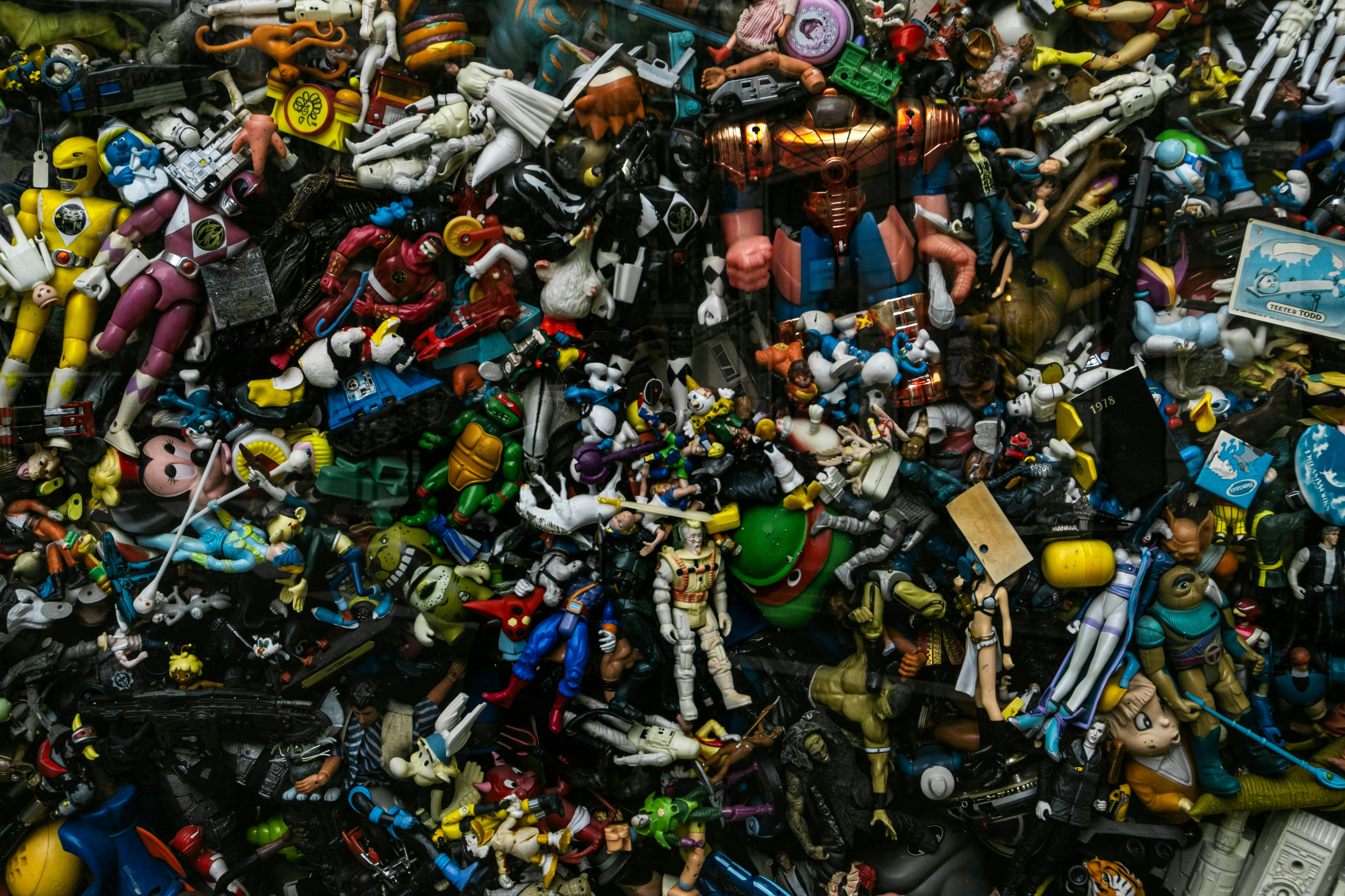 A pile of toys