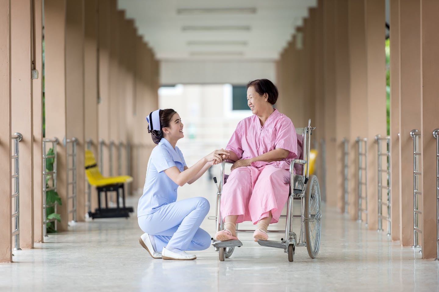 female healthcare worker