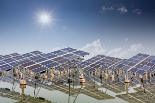 Solar farm, China