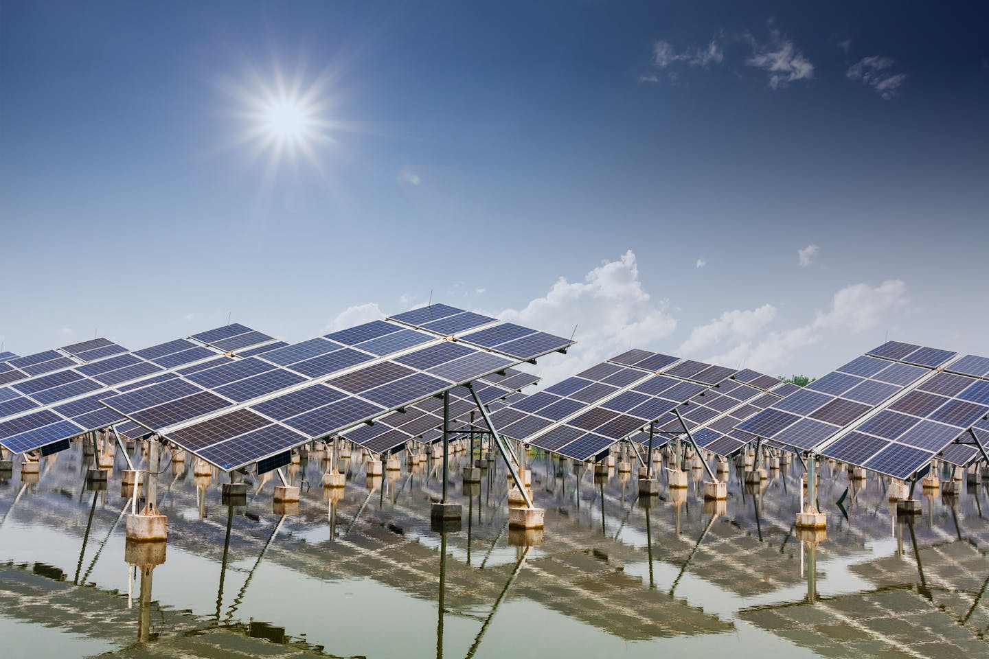 Solar farm, China