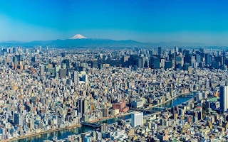 Tokyo, densely populated city