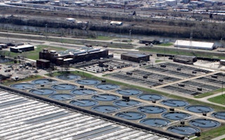 wastewater treatment plant in Cicero