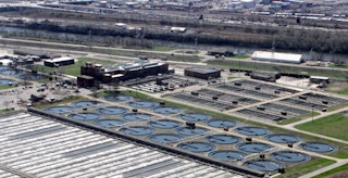 wastewater treatment plant in Cicero