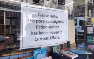 The post-apocalyptical fiction section has been moved to current affairs.