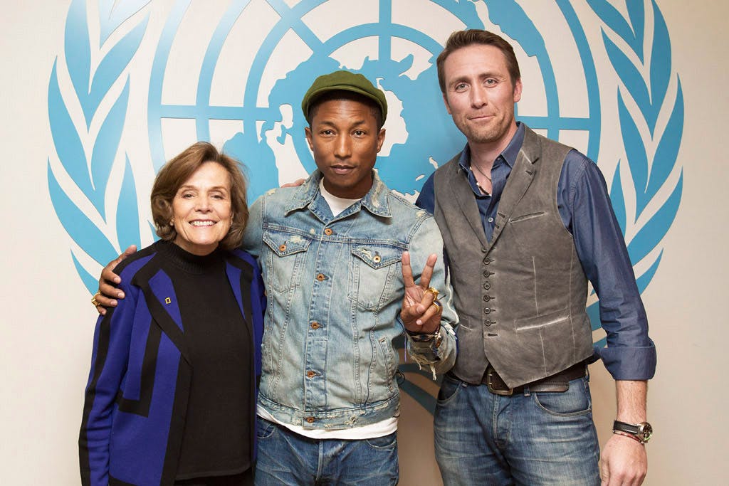 pharell williams happy UN