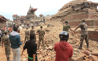 Kathmandu Valley Nepal after 2015 earthquake