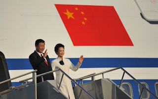 Chinese President Xi Jinping and his spouse Peng Liyuan.