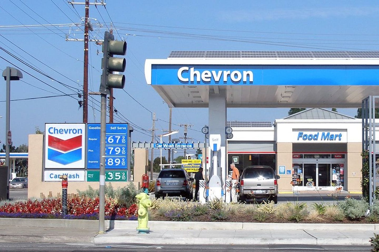 chevron gas station