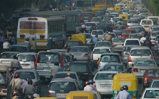 traffic jam new delhi