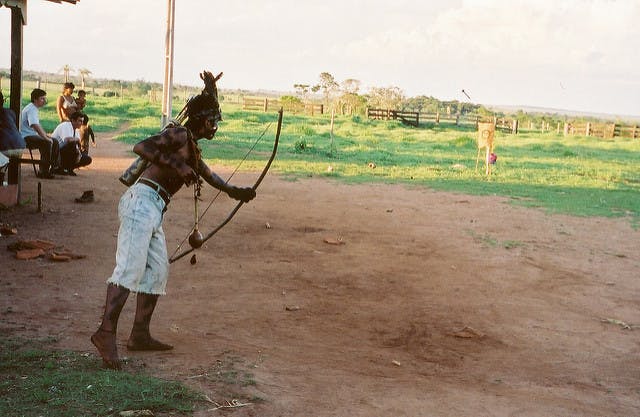 Guarani Kaoiwa tribe man 