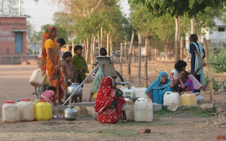 Collecting water in Rajasthan