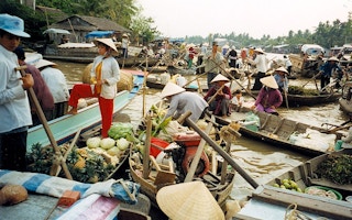 Floating market Vietnam