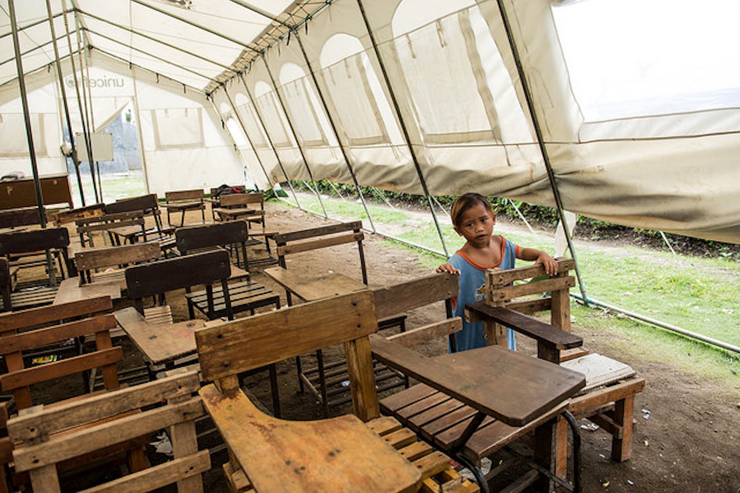 Child in Leyte PH post Haiyan