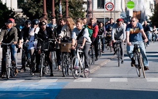 cycling in Copenhagen