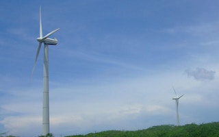 Hambantota wind farm in Sri Lanka