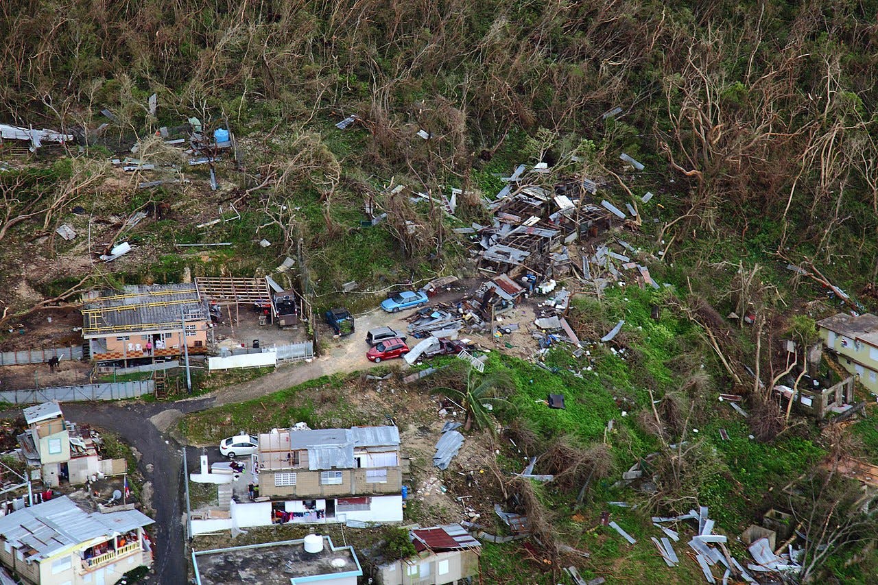 hurricane Maria destruction in Puerto Rico