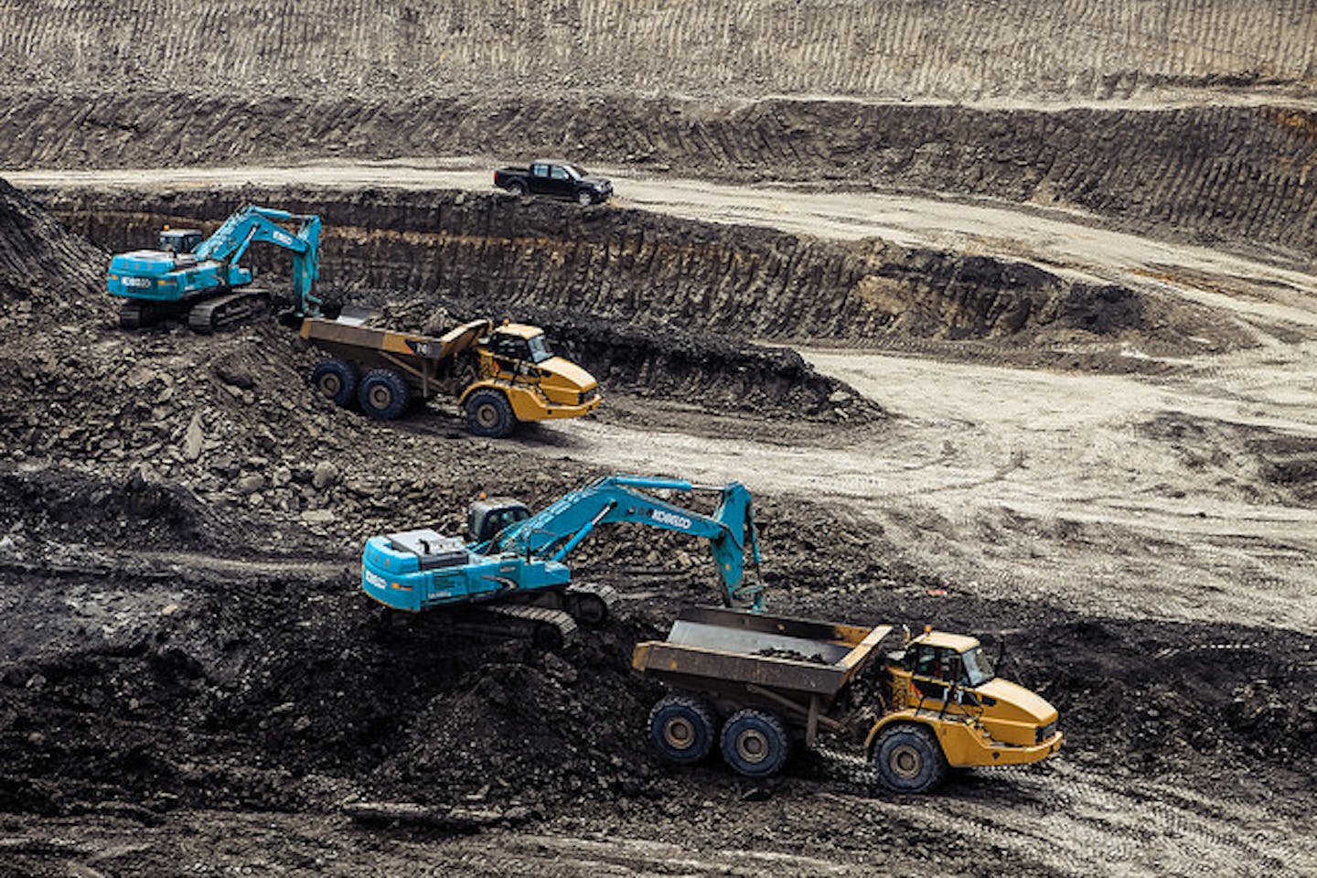 Indonesia coal mine operation