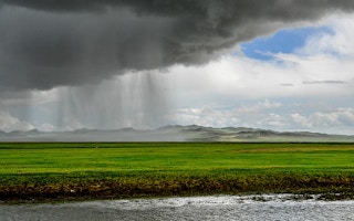 heavy rains over Mongolia