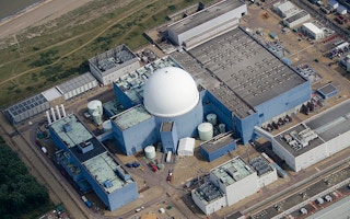 EDF Nuclear Power Plant in Suffolk England