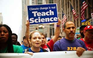 people's climate march teach science